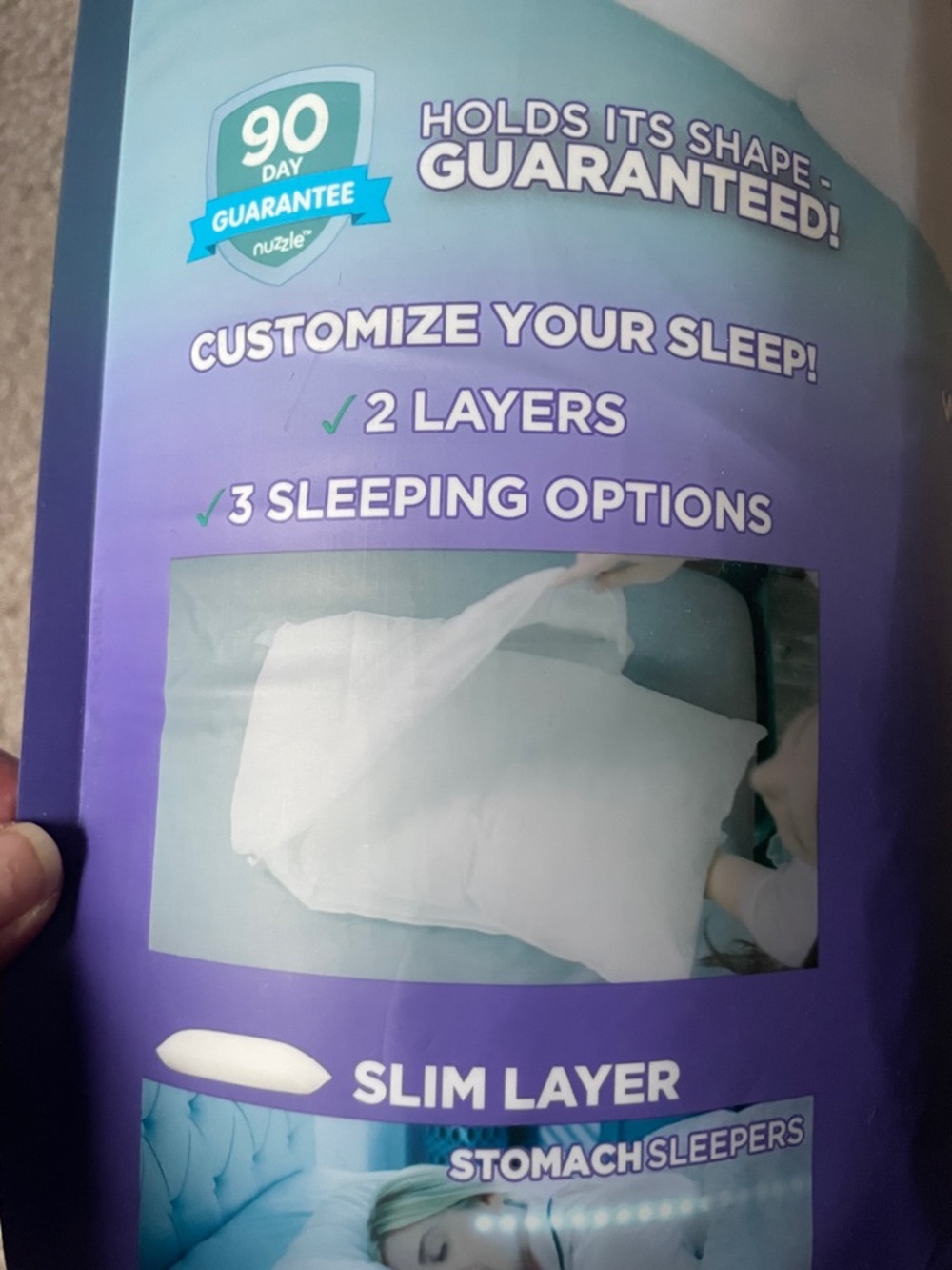 Nuzzle pillow. Nwt - Picture 4 of 5